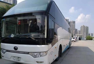 سال 2010 سال 50 صندلی دو درب Yuchai دیزل موتور 12000mm طول اتوبوس Yutong استفاده می شود