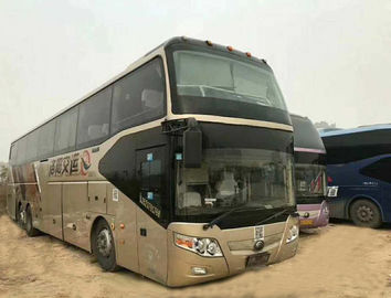 67 صندلی سال 2013 Wechai 400 درب الکترونیکی موتور استفاده شده از اتوبوس YUTONG